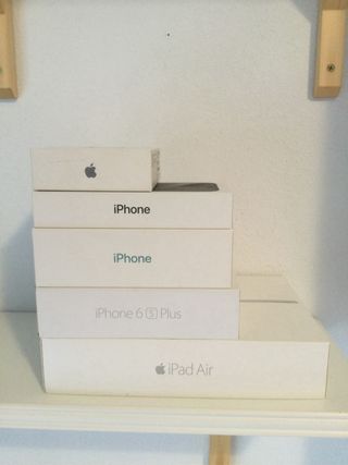 Cajas vacías Apple iPhone