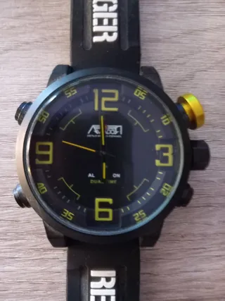 Reloj Aviador AV-1166 Acero Sumergible