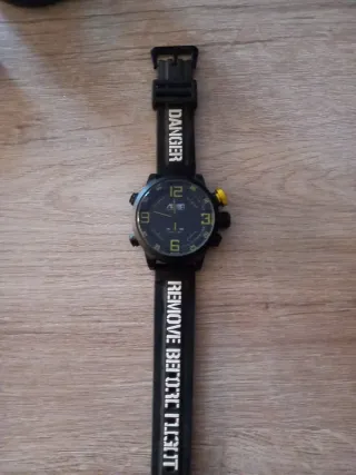 Reloj Aviador AV-1166 Acero Sumergible