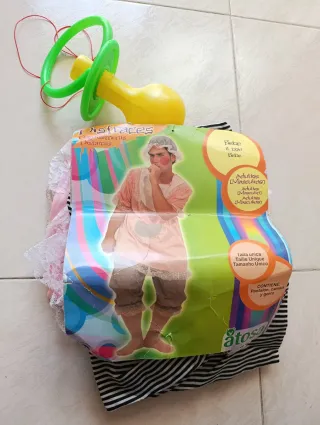 Disfraz Bebé Adulto Atosa Talla Única + Chupete