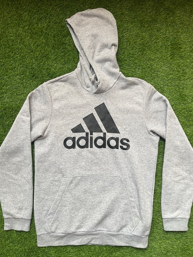 Sudadera Adidas Gris con Logo