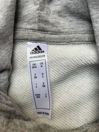 Sudadera Adidas Gris con Logo
