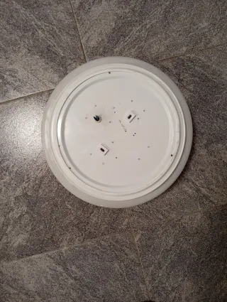 Foco de techo redondo blanco