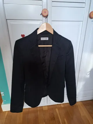 Americana negra entallada Talla 38