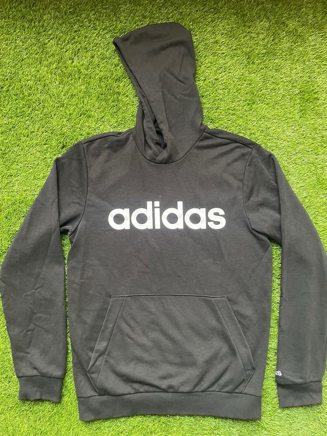 Sudadera Adidas Negra con Logo