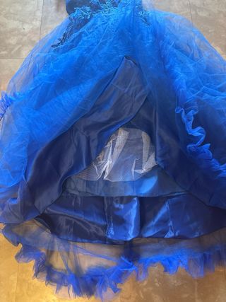 Vestido azul para niña 130-150