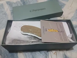 Bailarinas C.Paravano punta cuadrada lazo 38.5