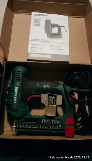 Grapadora Eléctrica Parkside PET 25 C3