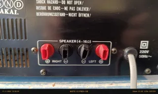 Amplificador Akai AM-U210 Vintage