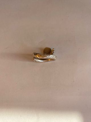 Anillo de autor de Plata con Piedra Natural Morada