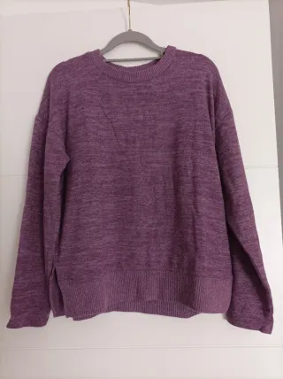 Jersey oversize Stradivarius morado Talla S