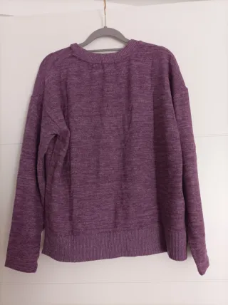 Jersey oversize Stradivarius morado Talla S