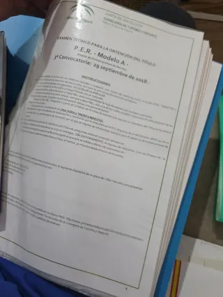 Libros y material para el PER