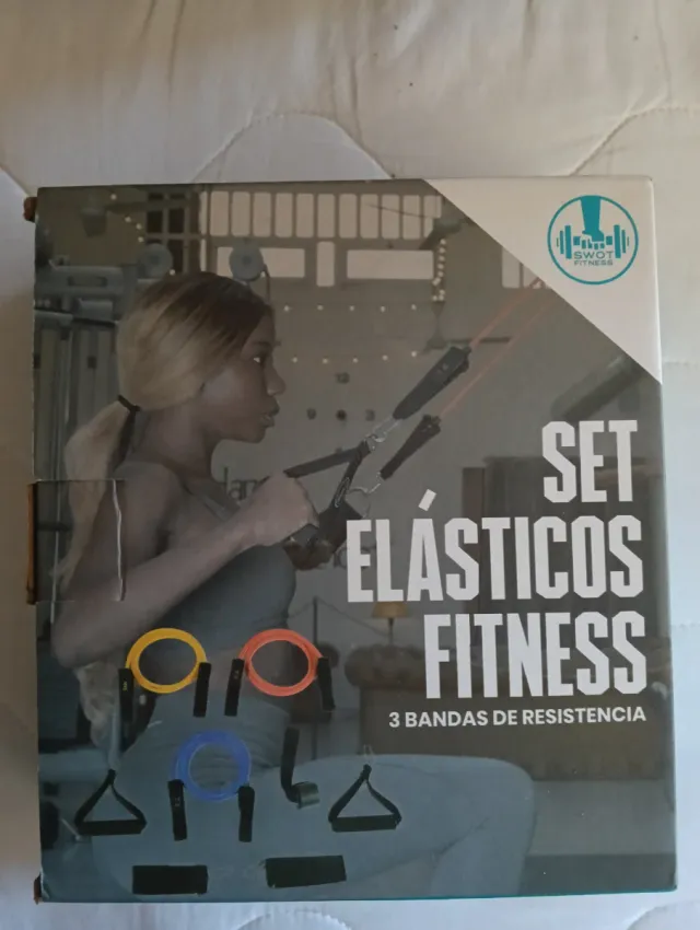 Set Elásticos Fitness 3 Bandas Resistencia