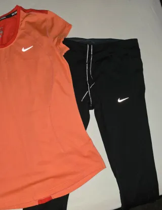Completo Nike Donna S Nero/Arancio