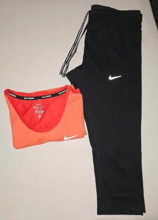 Completo Nike Donna S Nero/Arancio