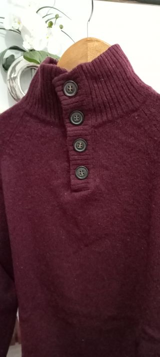 Camisola Springfield Bordeaux Botões Tamanho M