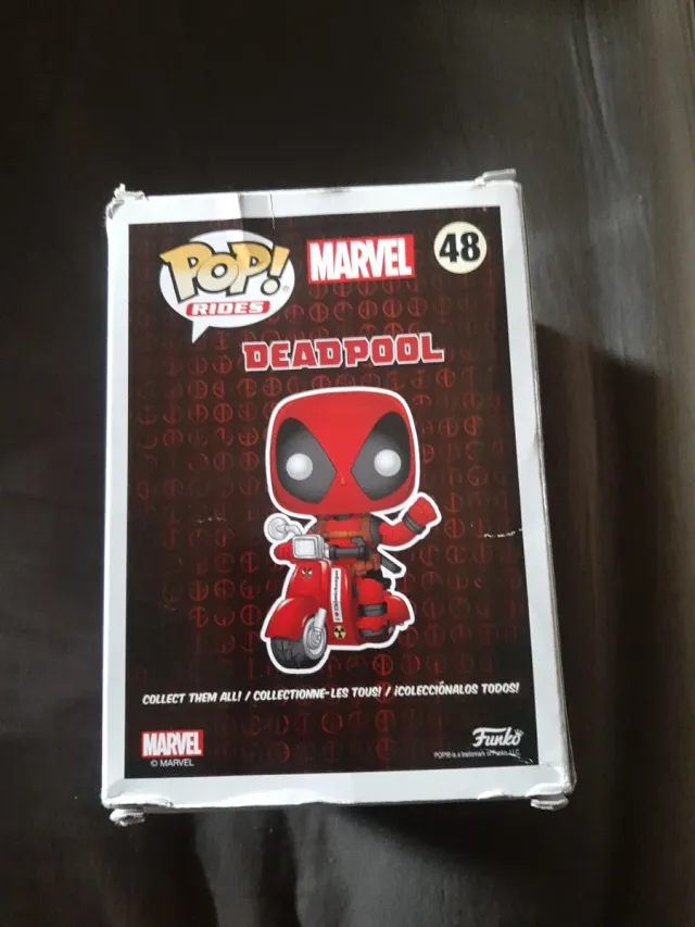 Funko Pop Rides Marvel 48 Deadpool On Scooter