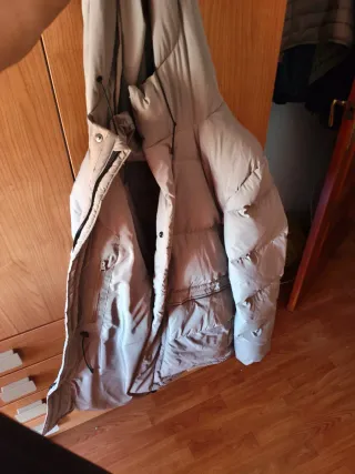 Chaquetón beige de calidad
