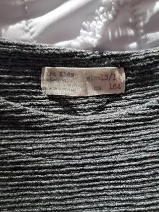 Vestido niña gris. 13/14 años 164 cm