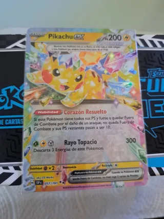 Carta Pokémon Pikachu EX SSP 057/191