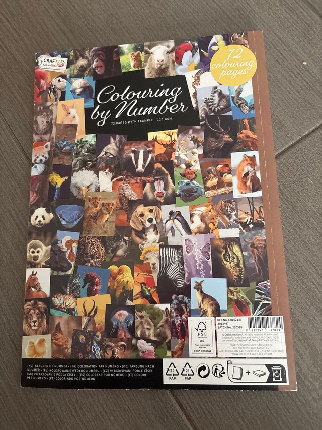 Libreta Colorear Colouring by Number