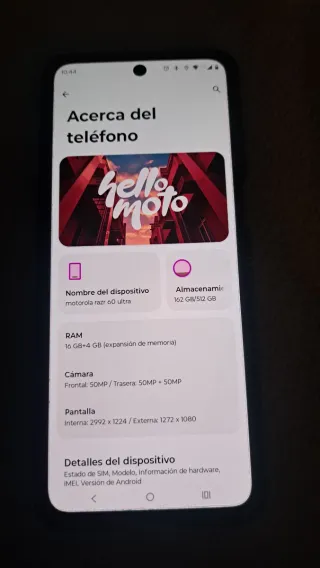 Motorola Razr 60 Ultra Nero