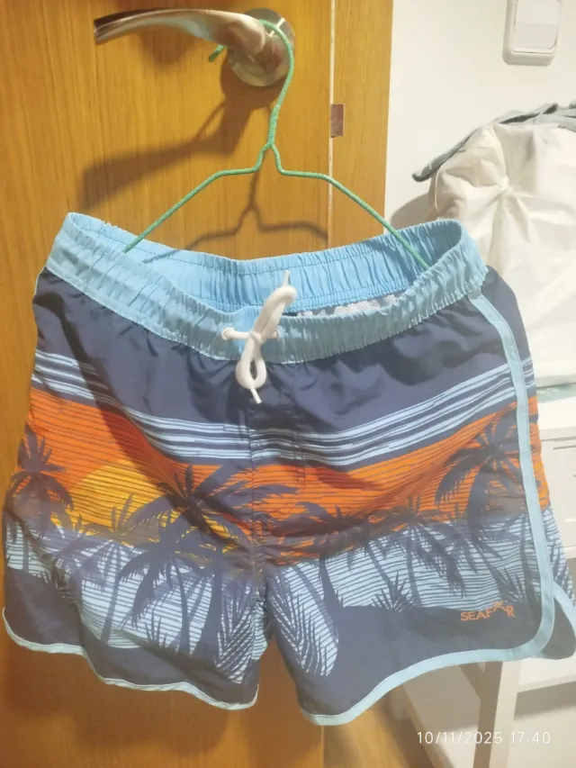 - Bañador niño estampado palmeras - Talla 10 años