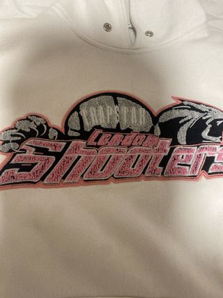 Sudadera Trapstar Shooters Talla S Blanca y Rosa
