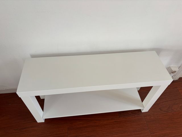 Mueble TV blanco madera
