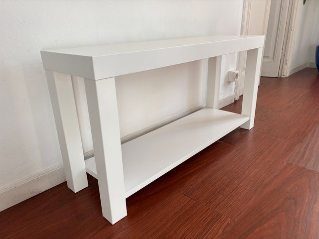 Mueble TV blanco madera