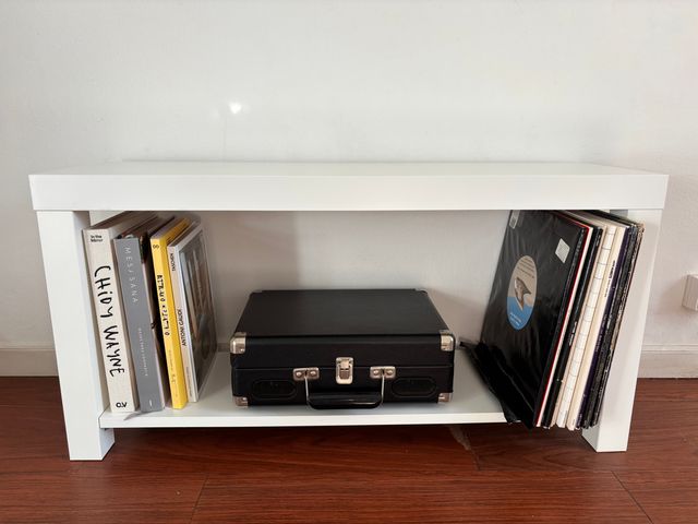 Mueble TV blanco madera