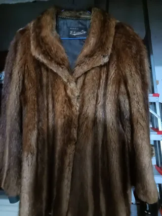 Abrigo/chaquetón piel