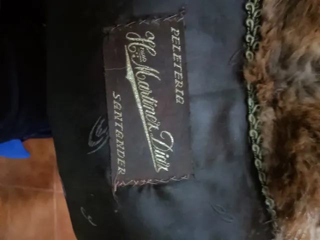 Abrigo/chaquetón piel