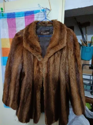 Abrigo/chaquetón piel