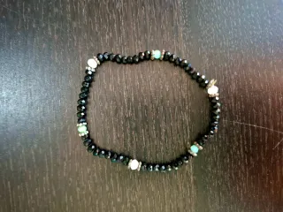 Sandali neri con borchie + bracciale in regalo