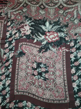 Foulard Kenzo defilè nero e viola