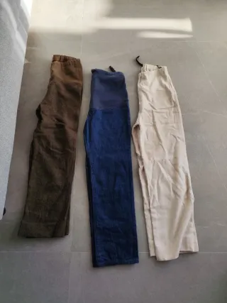 Lote 3 pantalones premamá