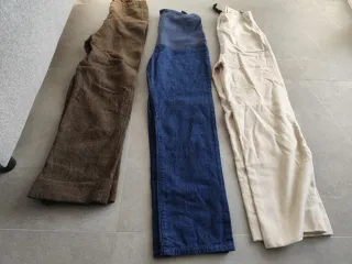 Lote 3 pantalones premamá