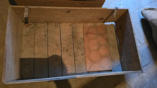 Caixas de madeira antigas (5 unidades)