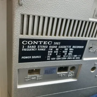 Radio cassette  CONTEC 3883