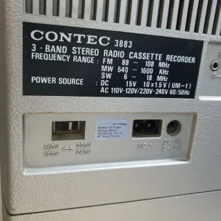 Radio cassette  CONTEC 3883