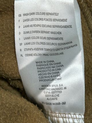 Reebok Sudadera Vintage Mujer Talla XL