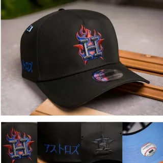 Gorra New Era Houston Astros Negra