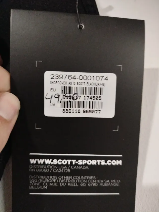 Cubrebotas Scott Talla XL Negro