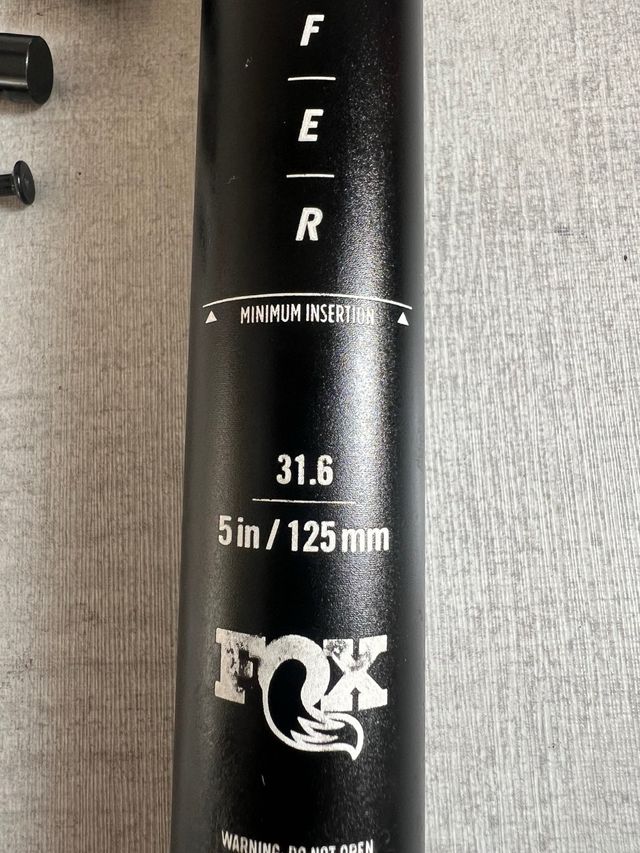 Telescópica Fox Transfer 31.6 125mm