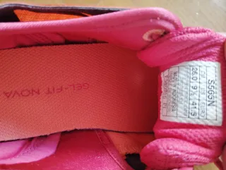 Zapatillas Asics Mujer Naranja y Rosa