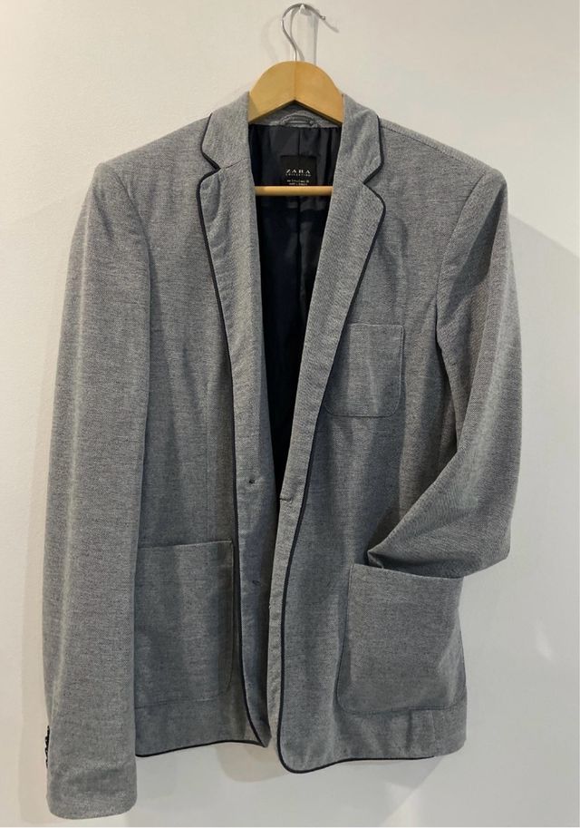 Blazer Gris Zara Talla S