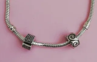 Lote 2 Charms Separadores Pulsera abalorios.