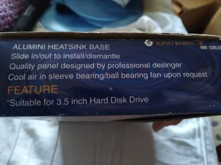 King Kong II HDD Cooler Bahía 3.5